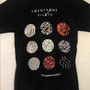 Twenty One Pilots BlurryFace t-shirt Tultex men medium black graphic band tee